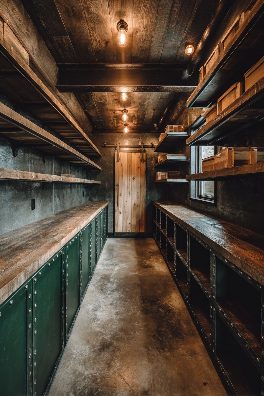 Industrial Metal and Reclaimed Wood Fusion