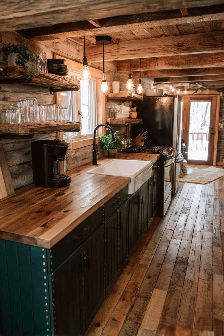 Industrial Metal and Reclaimed Wood Fusion