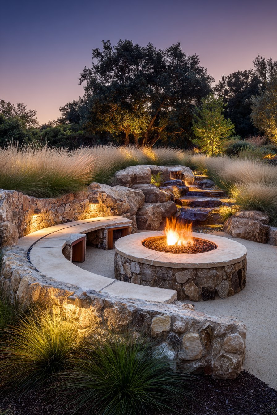 Fire Pit Conversation Circle