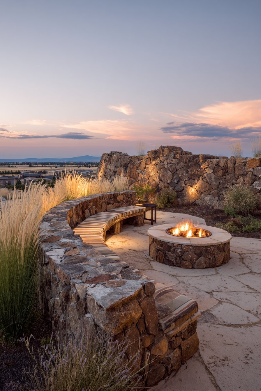 Fire Pit Conversation Circle