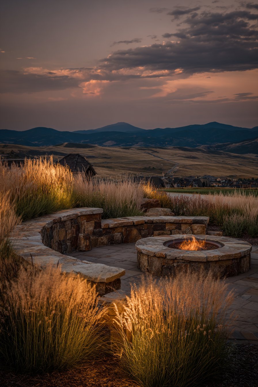 Fire Pit Conversation Circle