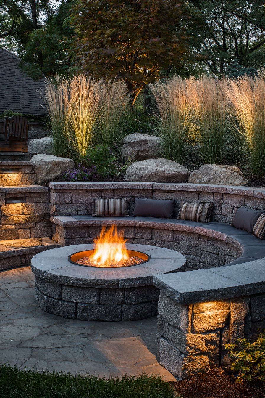 Fire Pit Conversation Circle