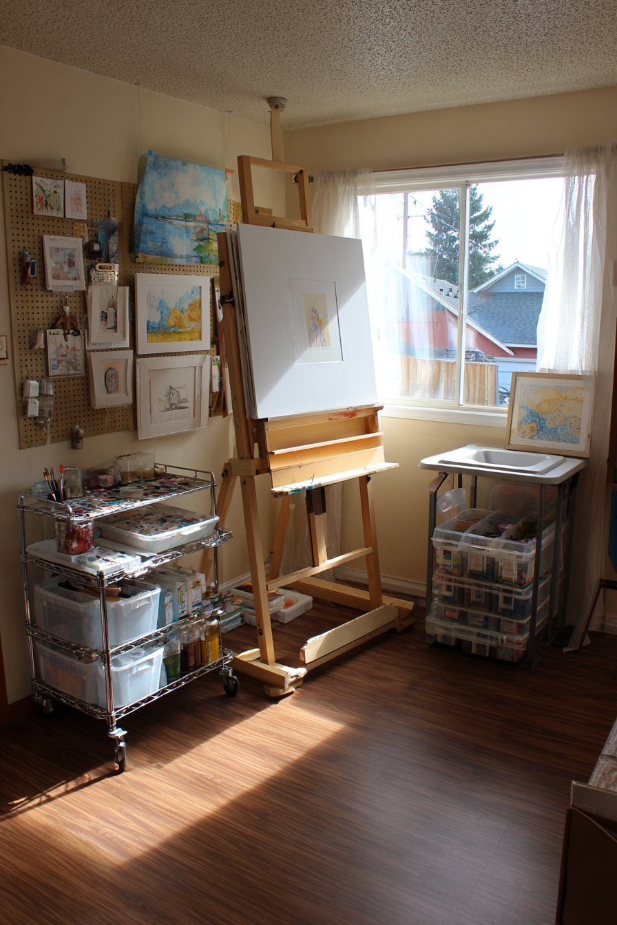 Dedicated Art Studio Corner