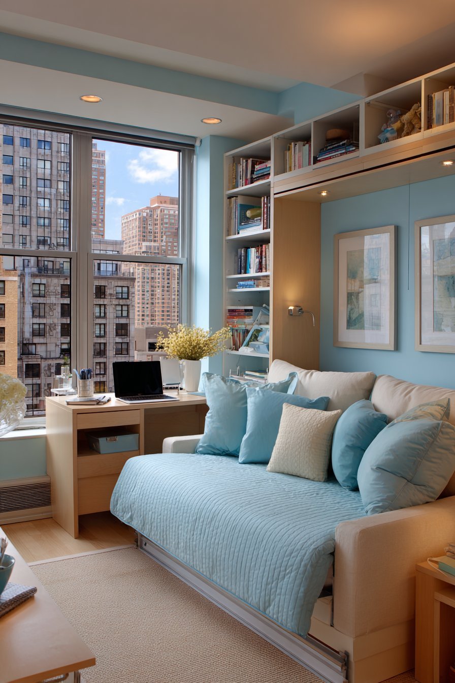 Space-Saving Murphy Bed Design