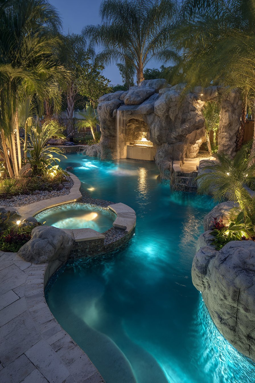 Resort Grotto Pool Complex