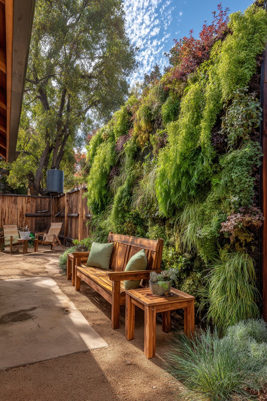 Sustainable Living Wall Garden