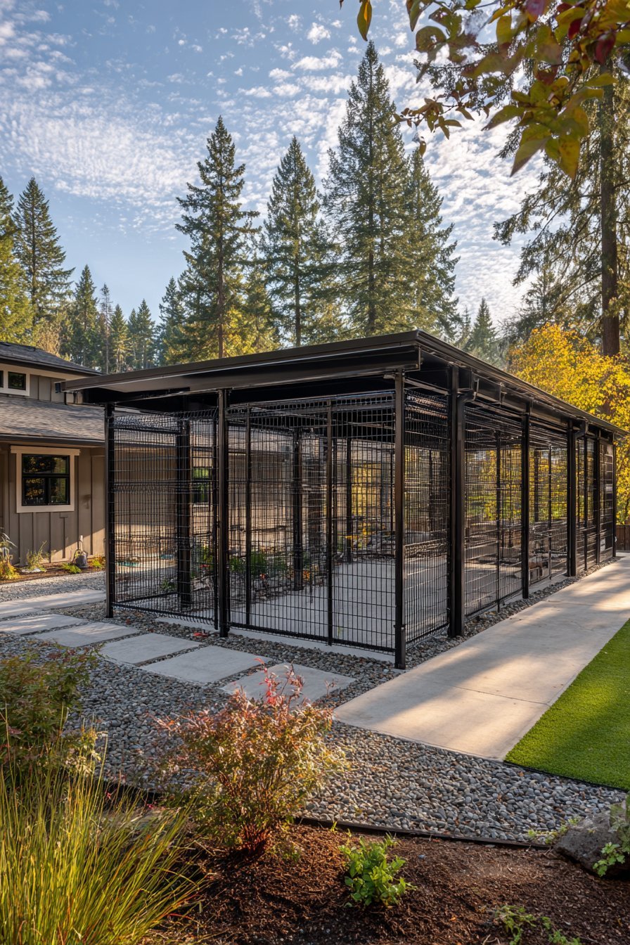 Upscale Dog Run and Kennel Facility
