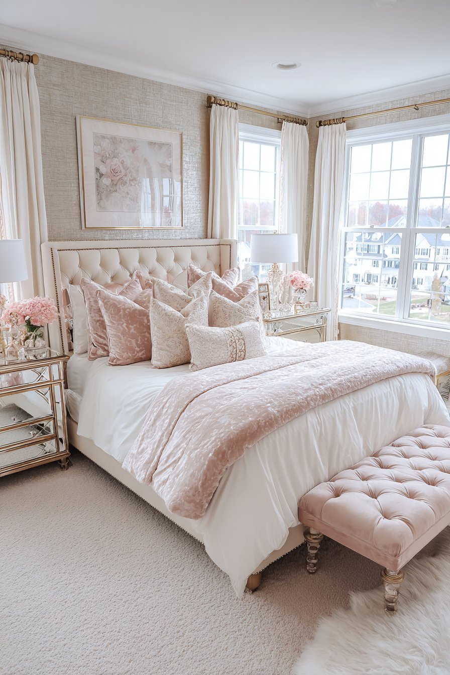 Glamorous Metallic Gold Accents