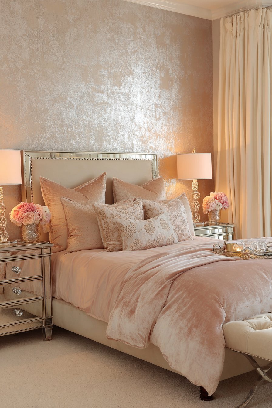 Glamorous Metallic Gold Accents