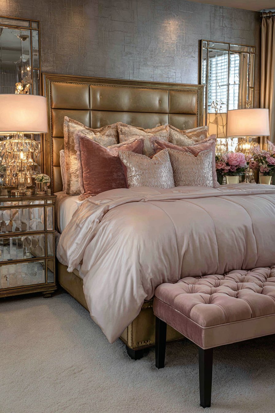 Glamorous Metallic Gold Accents