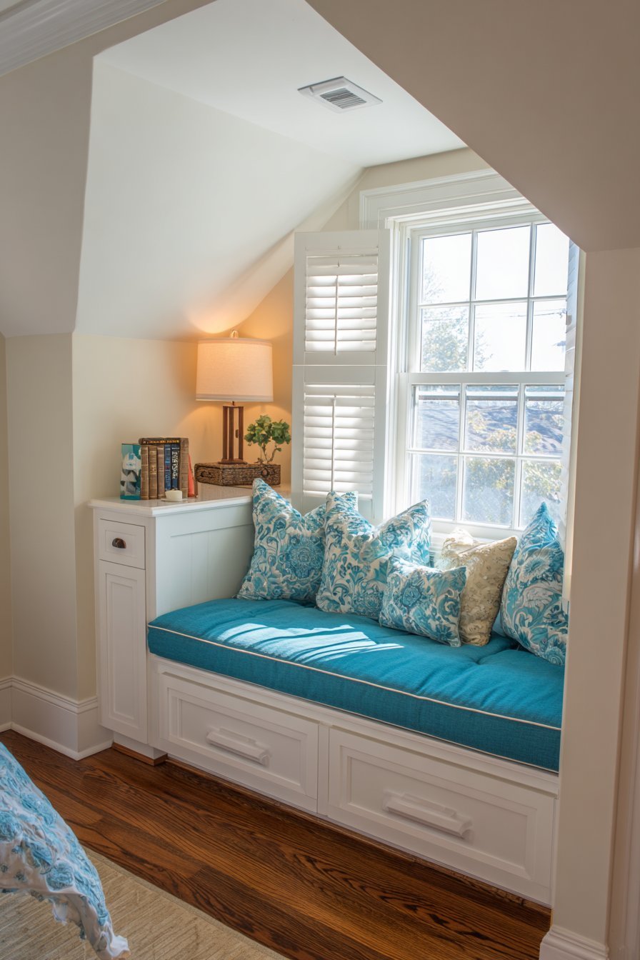 Built-In Window Seat with Storage