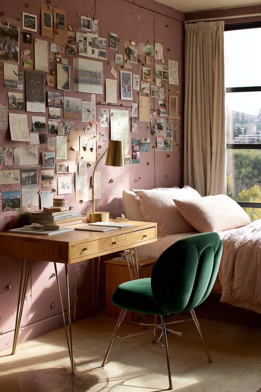 Platform Bed with Illuminated Headboard