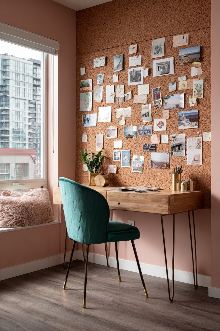Platform Bed with Illuminated Headboard