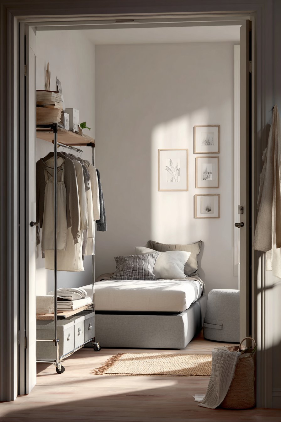 Diagonal Corner Bed Placement