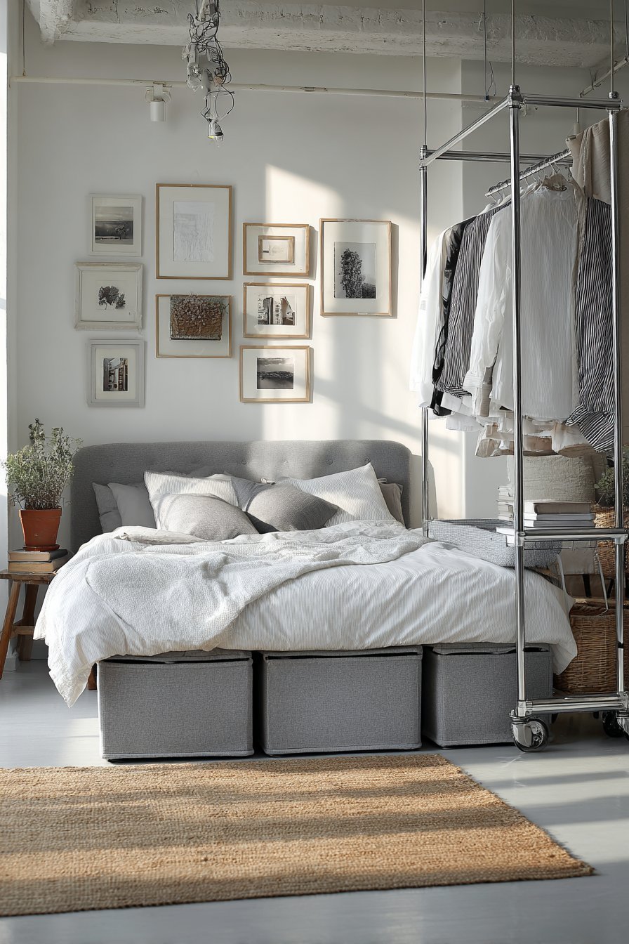 Diagonal Corner Bed Placement