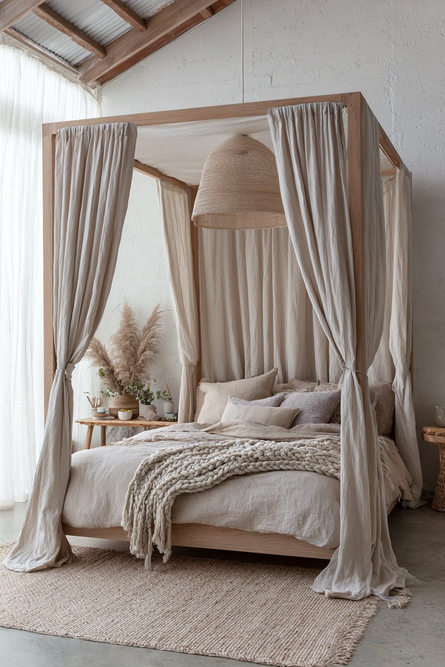 Romantic Linen Canopy
