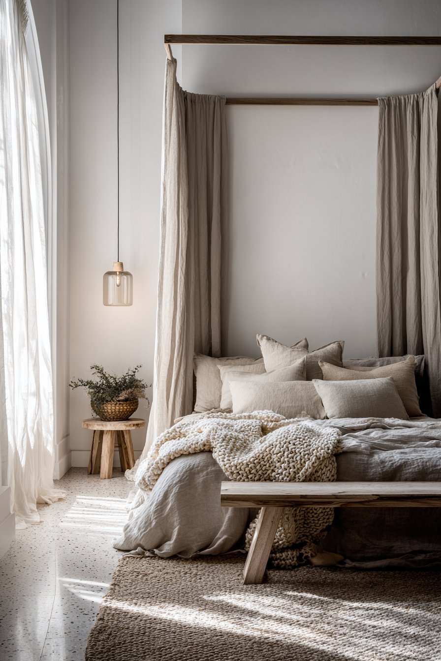 Romantic Linen Canopy