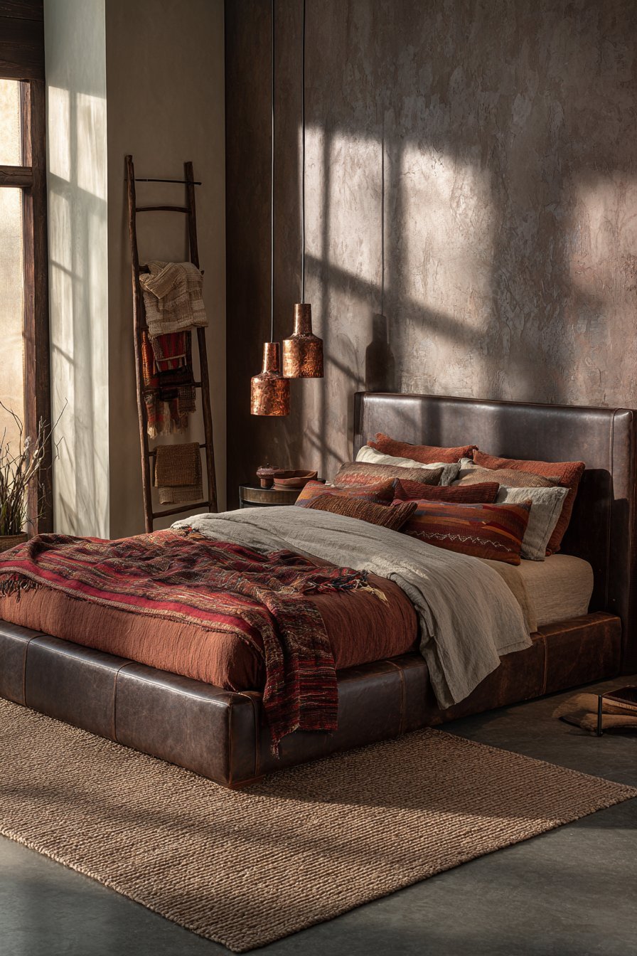 Deep Clay Venetian with Espresso Leather