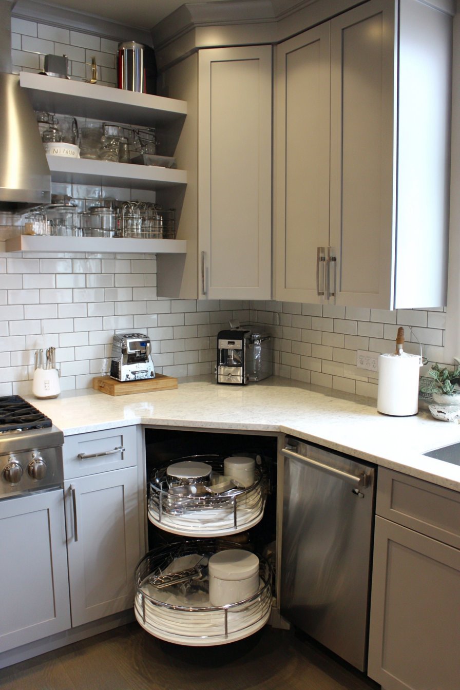 Clever Grey Corner Storage Solutions