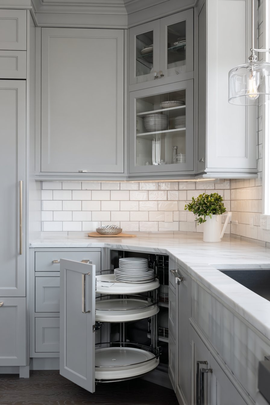 Clever Grey Corner Storage Solutions