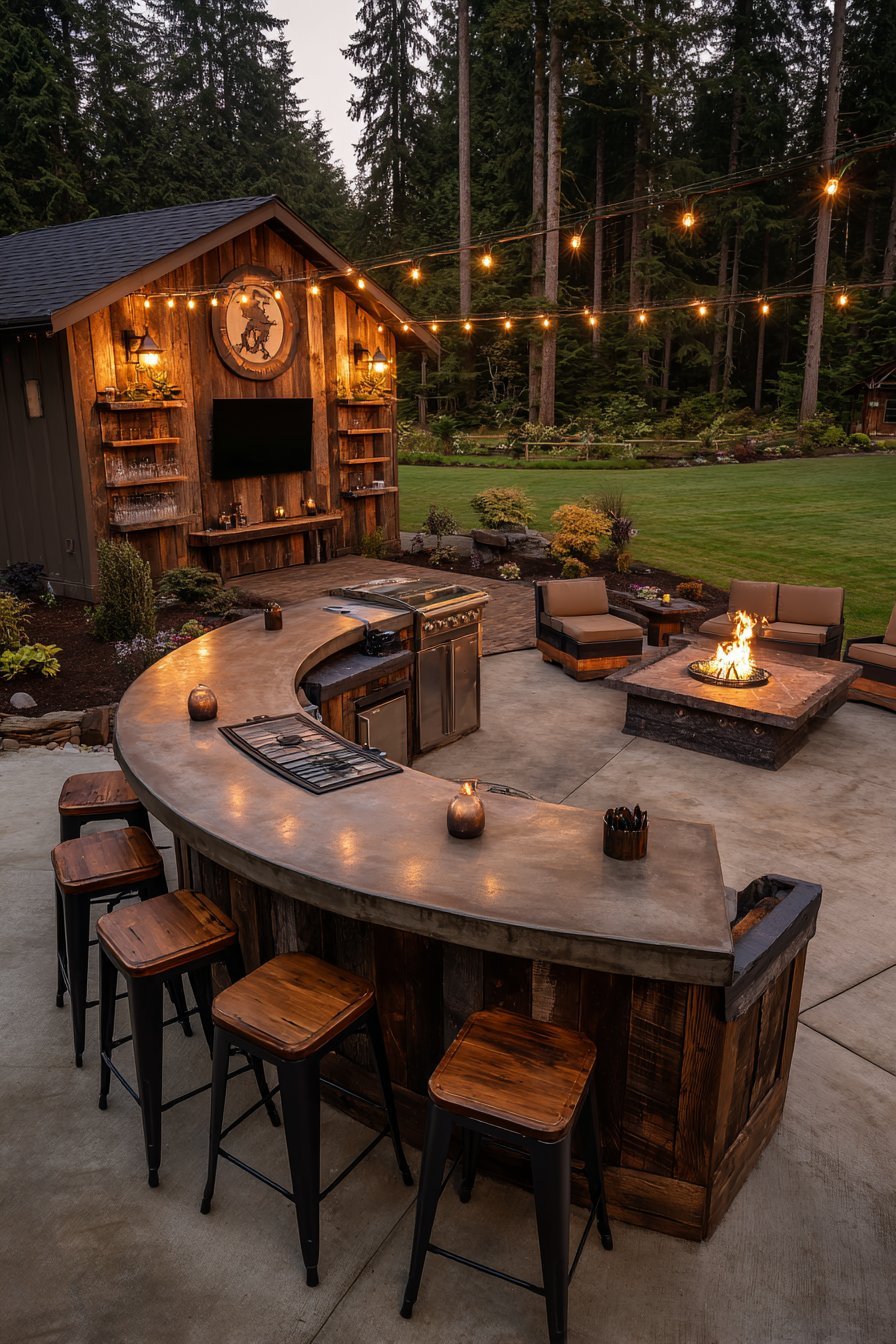 Outdoor Bar and Lounge Entertainment Venue