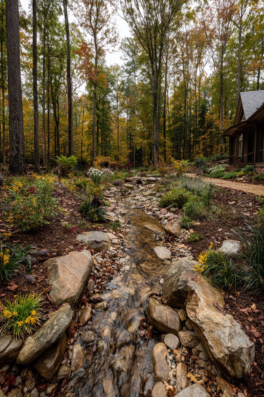 Naturalistic Creek Bed Ecology