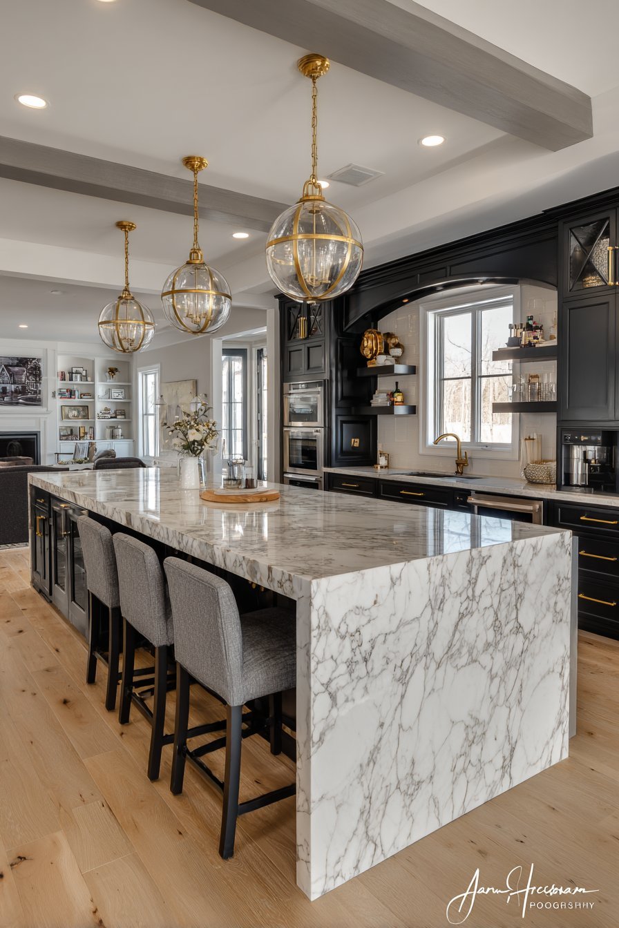 Dramatic Black and White Contrast