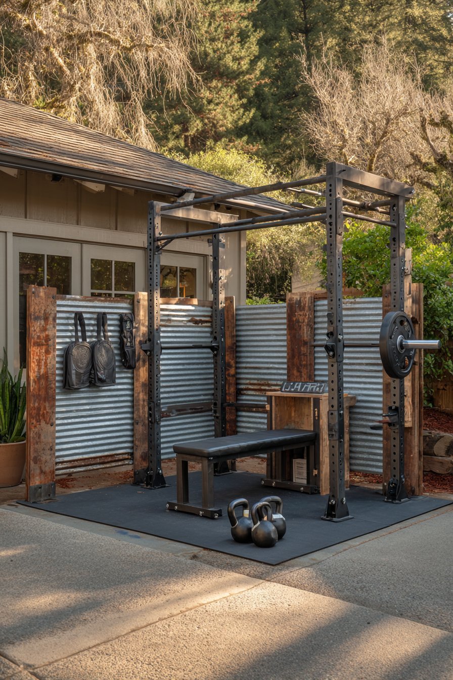 Industrial Outdoor Gym