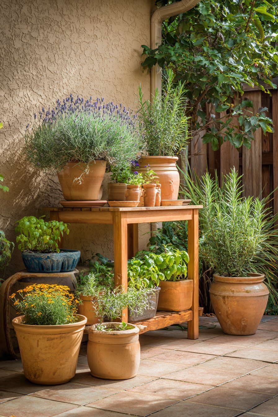 Container Garden on Small Patio