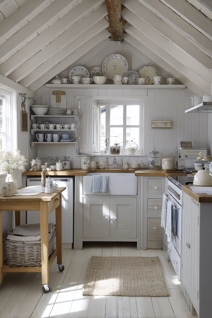 Plate Rack Beadboard Kitchen