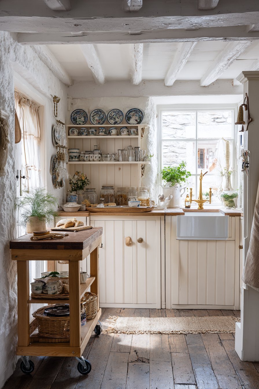 Plate Rack Beadboard Kitchen