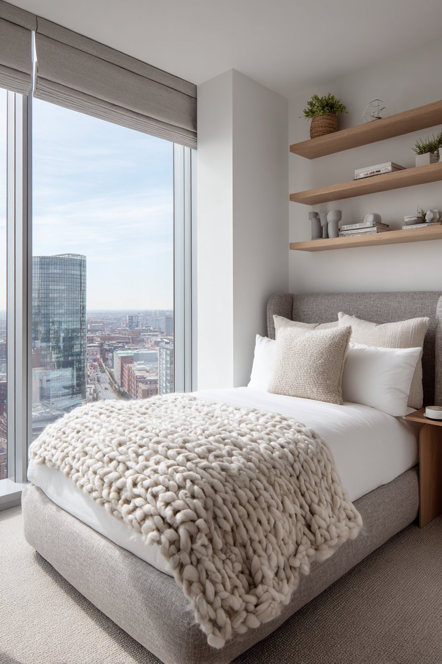 Tall Wingback Headboard Statement