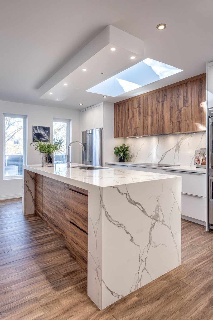 Contemporary Seamless Waterfall Design