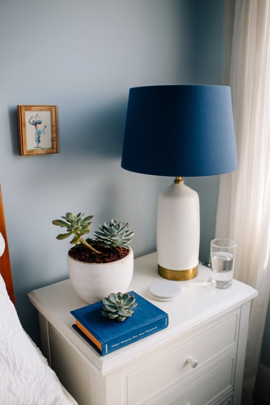 Curated Nightstand Vignette Styling