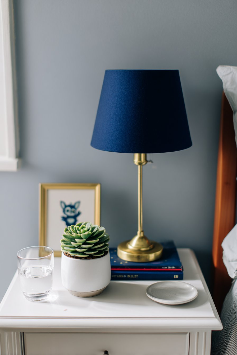 Curated Nightstand Vignette Styling