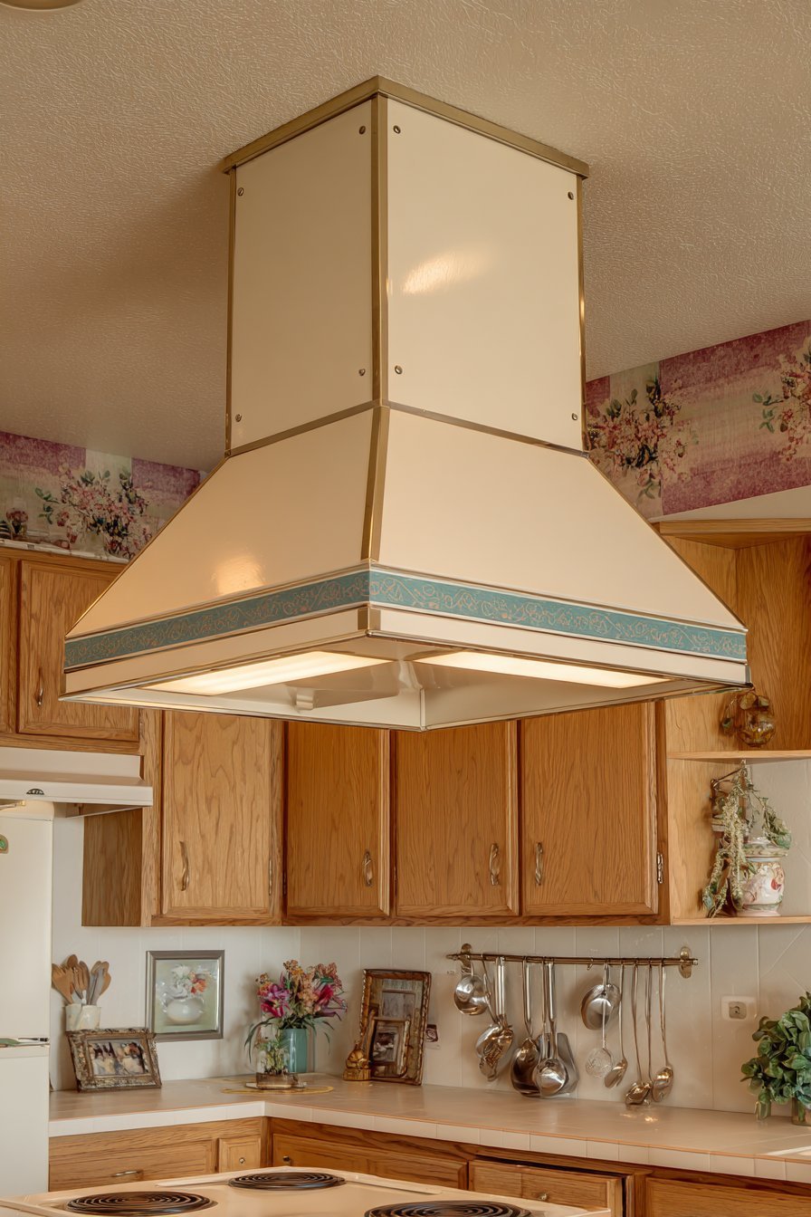 Pyramidal Range Hood Installation