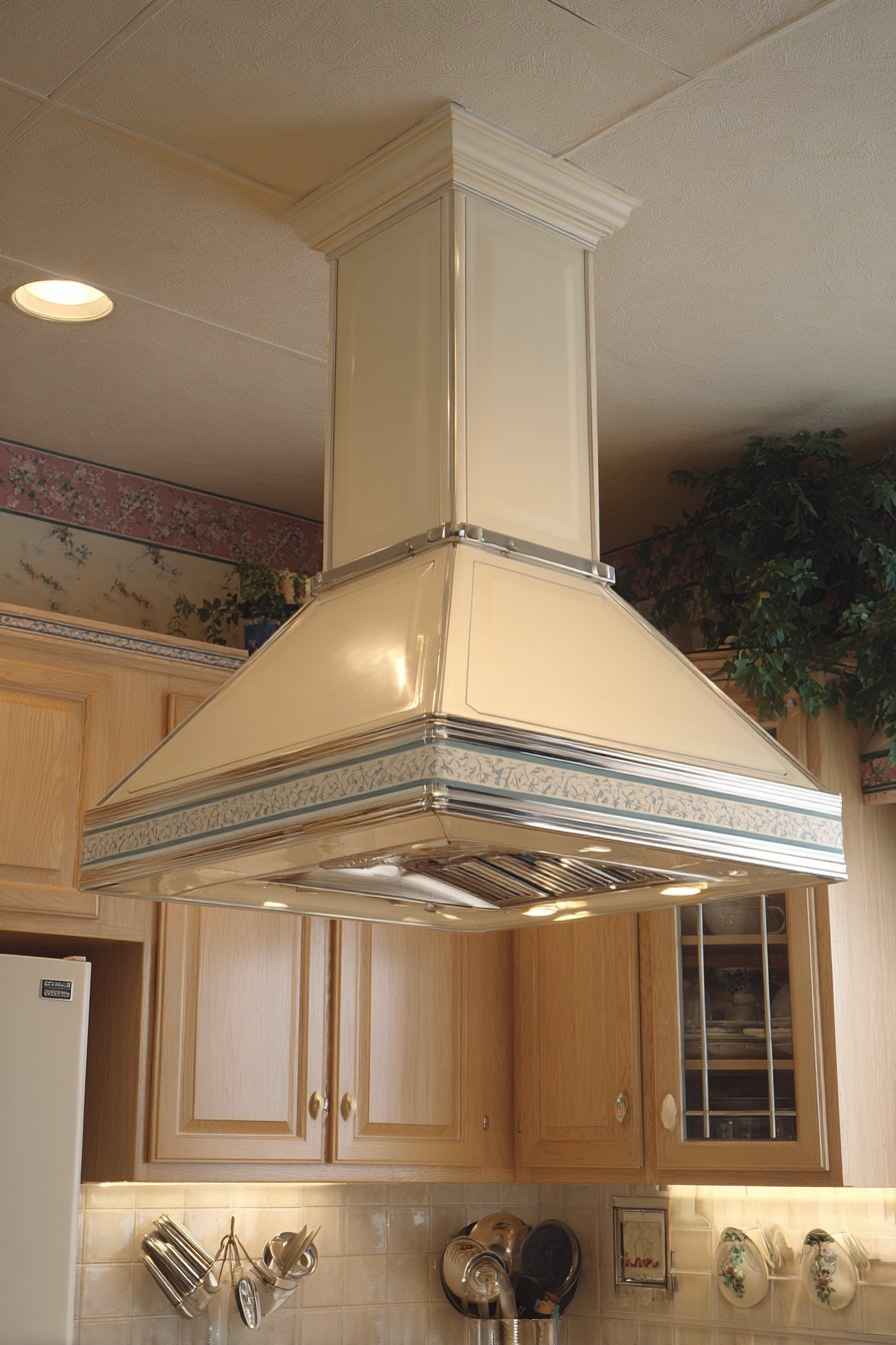 Pyramidal Range Hood Installation