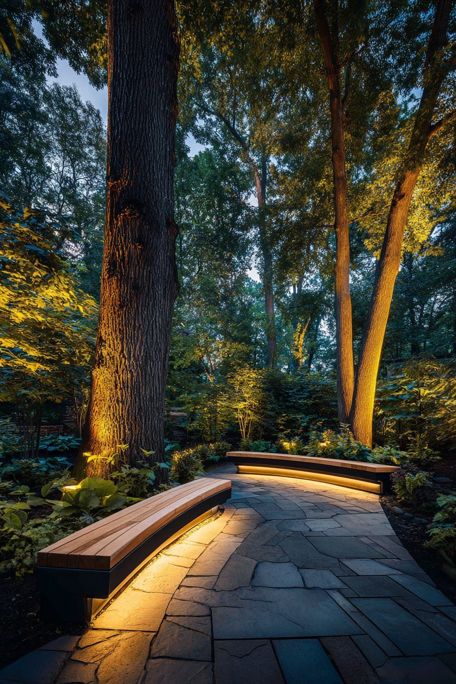 Layered Outdoor Lighting Design