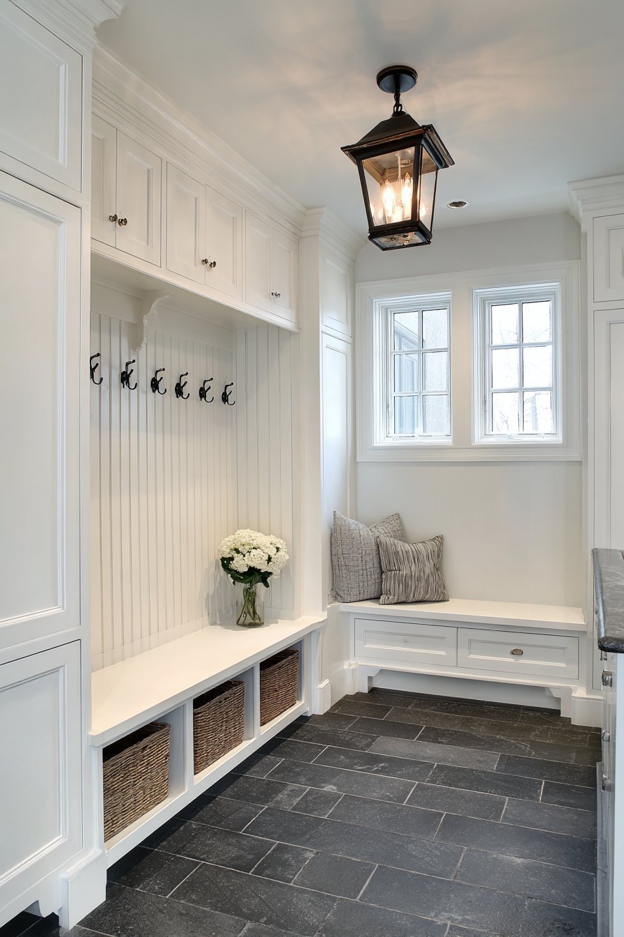 Practical Mudroom Transition