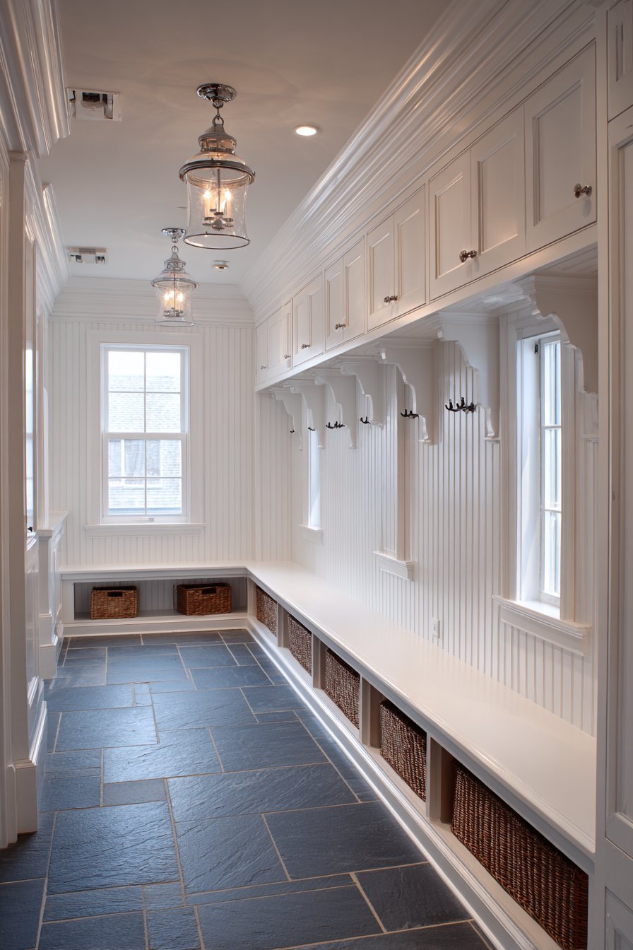 Practical Mudroom Transition