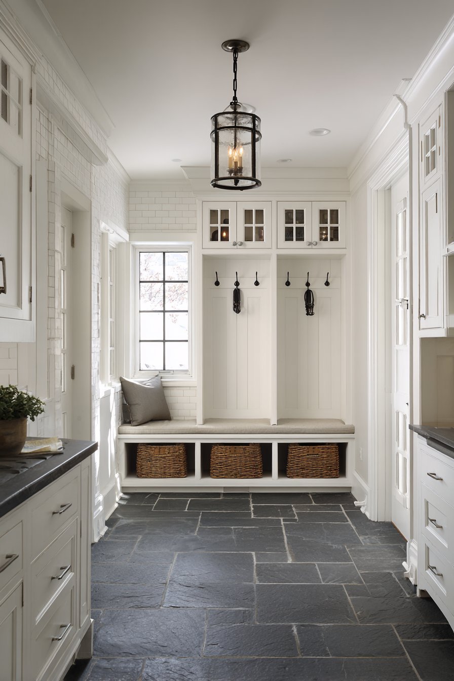 Practical Mudroom Transition