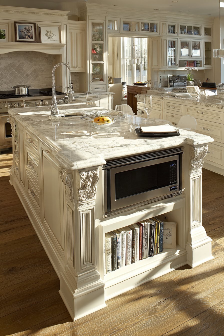 Detailed Island End Design