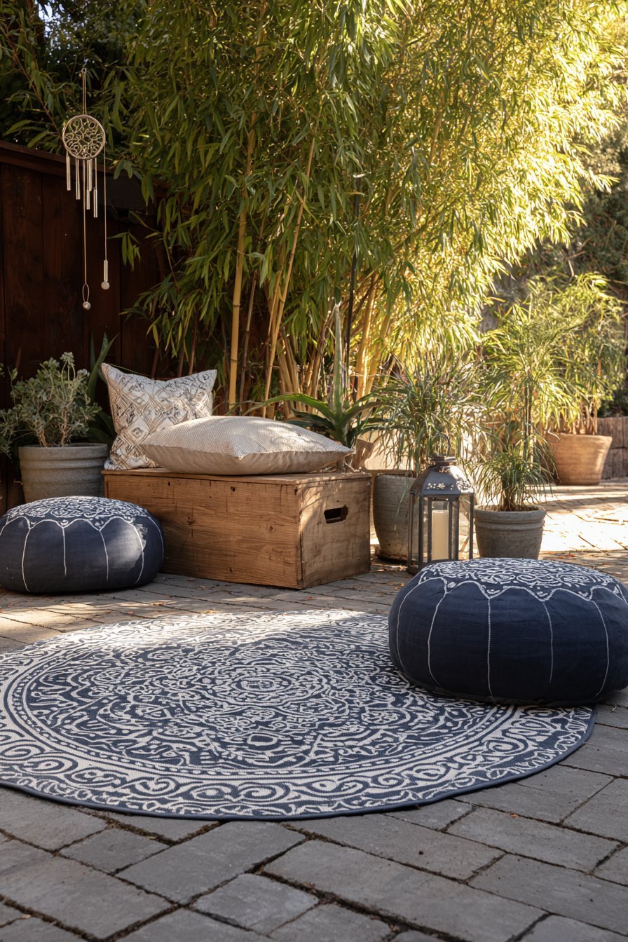 Circular Paver Meditation Space