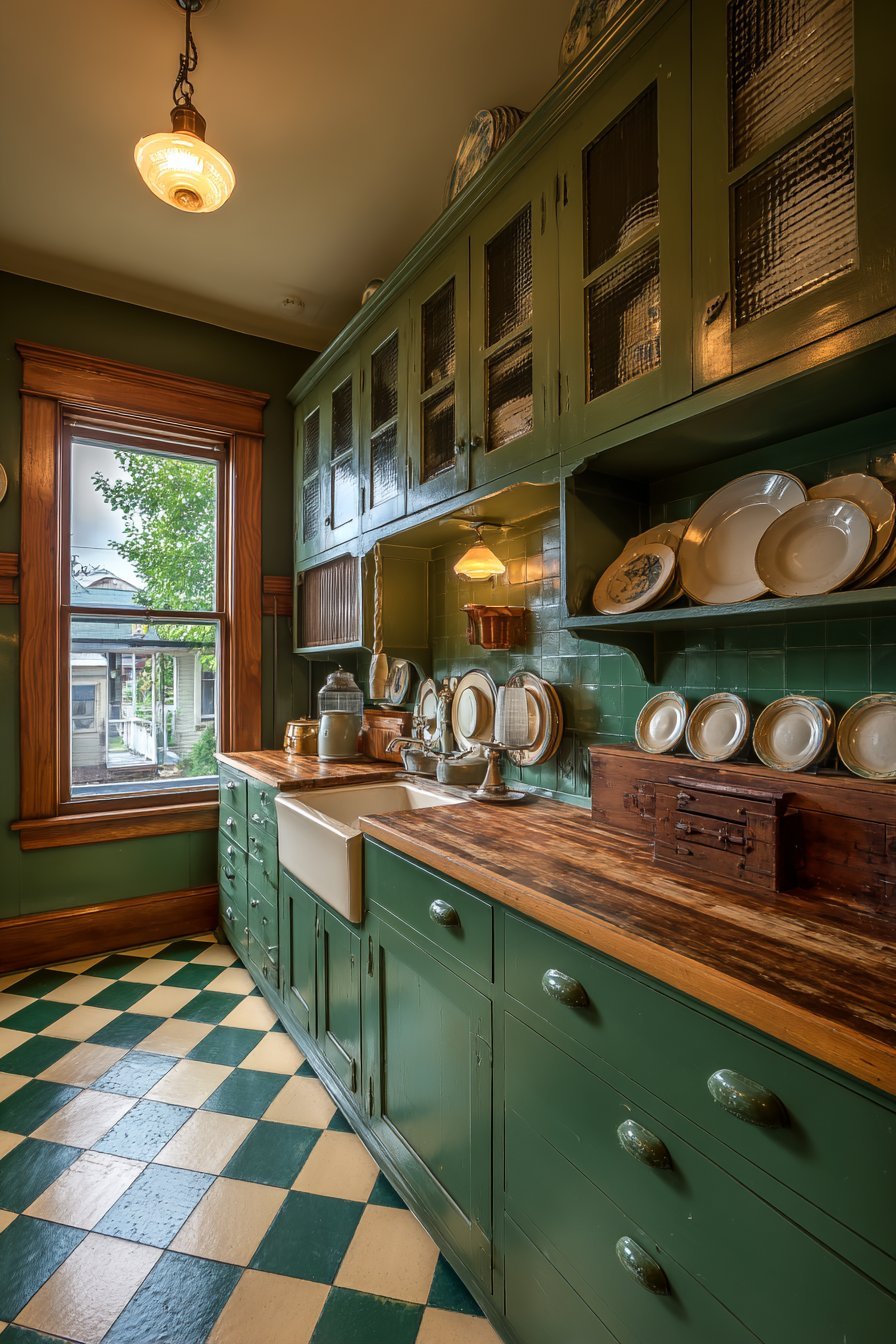 Vintage Hoosier-Style Cabinet Design