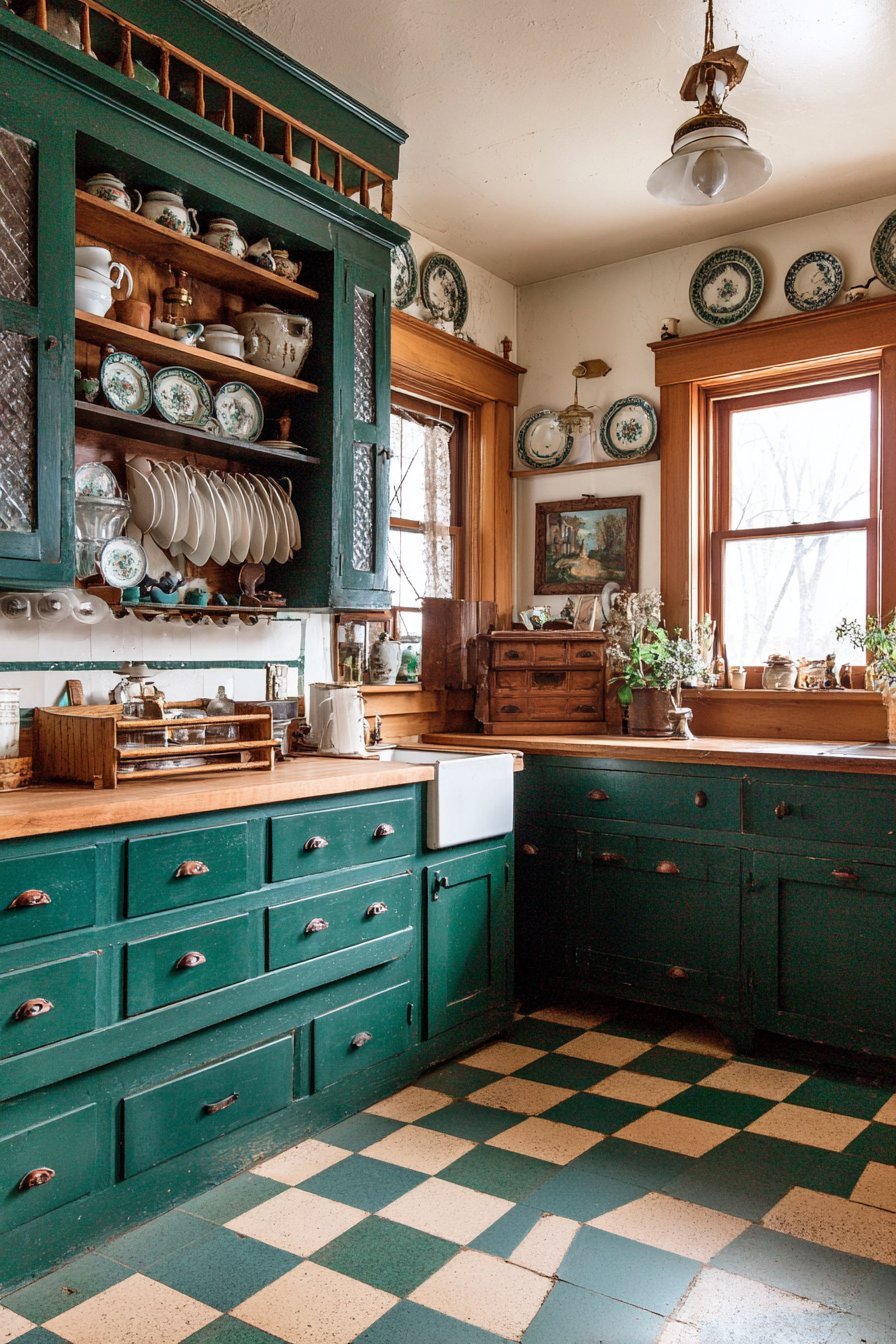 Vintage Hoosier-Style Cabinet Design