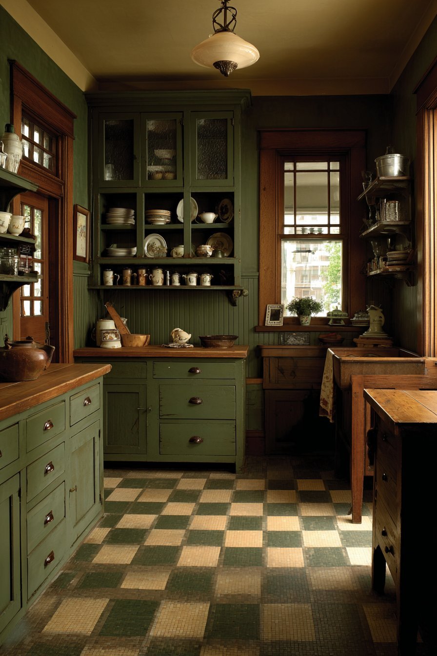 Vintage Hoosier-Style Cabinet Design