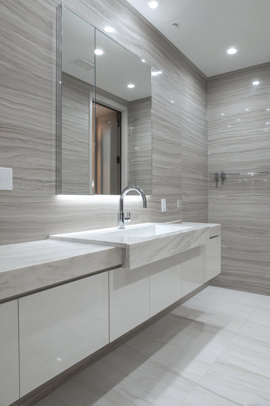 Contemporary High-Gloss Minimalism