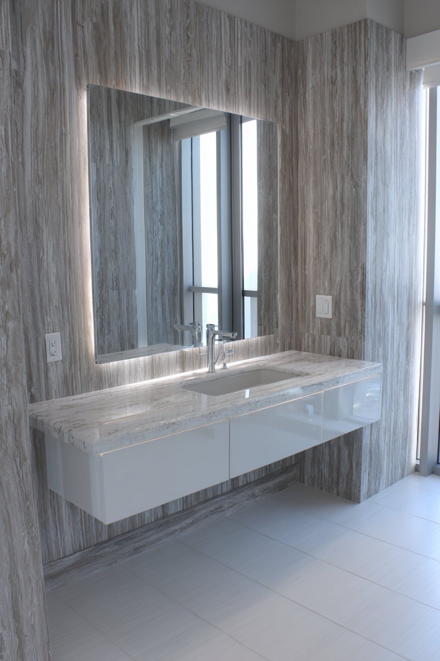 Contemporary High-Gloss Minimalism