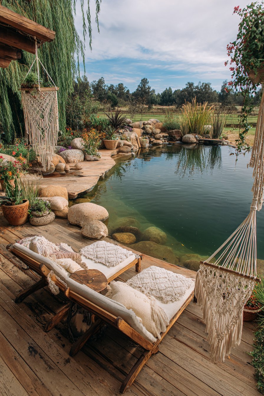 Natural Swimming Pond Oasis