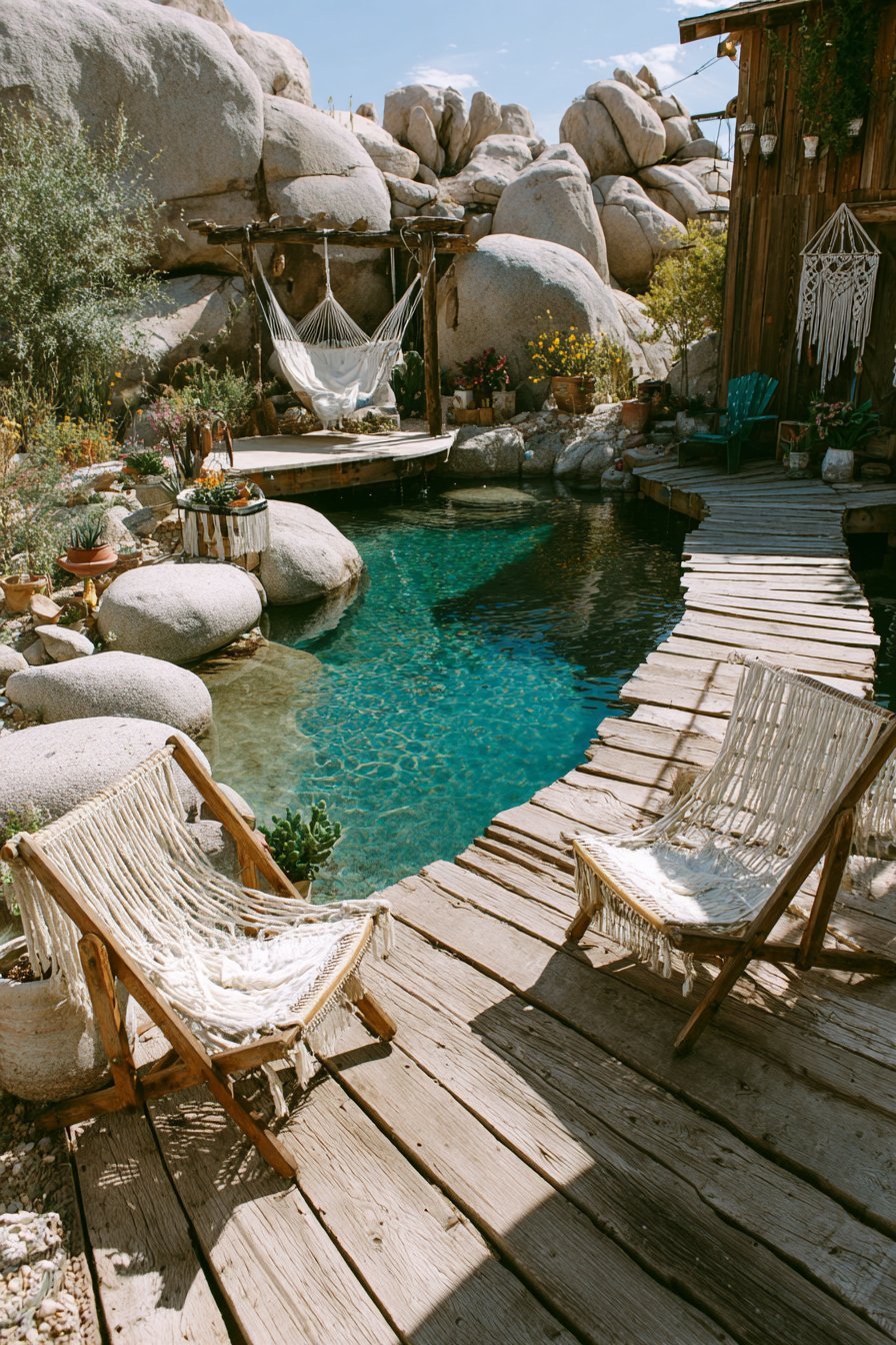 Natural Swimming Pond Oasis